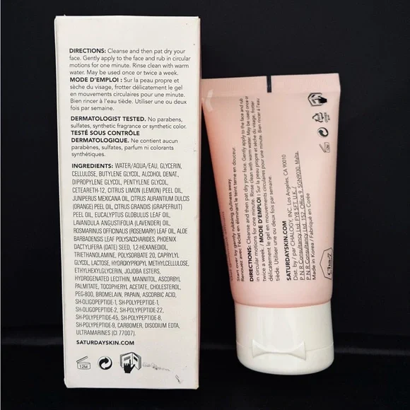 Saturday Skin Rub-A-Dub Refining Peel Gel $28 MSRP Full Size 75ml/ 2.53oz BNIB - Picture 2 of 7